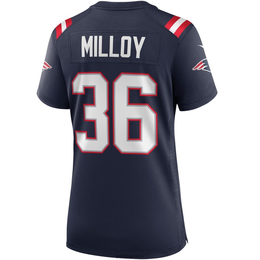 Patriots Jersey φανέλα παικτών συνταξιούχων της nike lawyer milloy navy game γυναίκες είδη ένδυσης VPDHTZ1145
