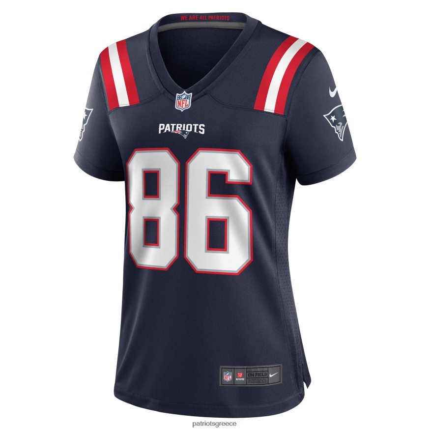 Patriots Jersey nike lynn bowden jr. φανέλα παικτών παιχνιδιών ναυτικού στο σπίτι γυναίκες είδη ένδυσης VPDHTZ1127