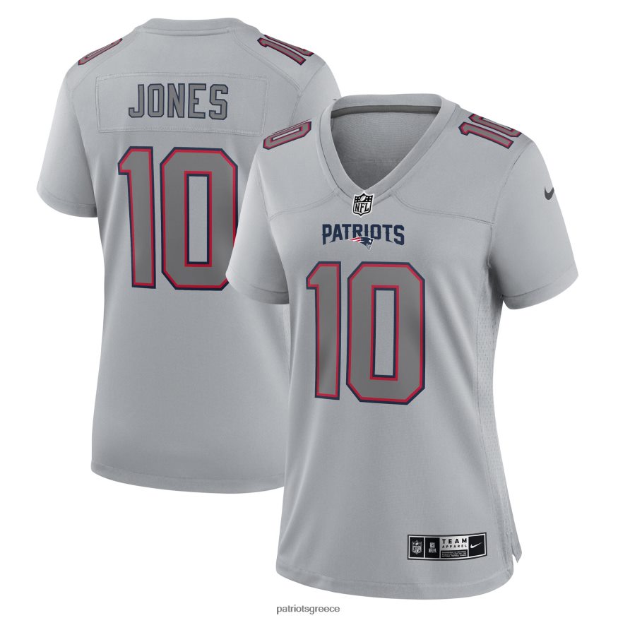 Patriots Jersey φανέλα παιχνιδιών μόδας nike mac jones γκρι ατμόσφαιρα γυναίκες είδη ένδυσης VPDHTZ1196
