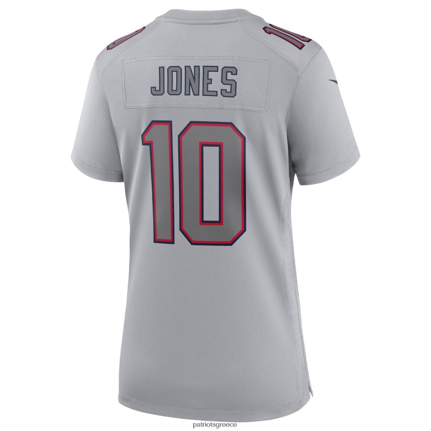 Patriots Jersey φανέλα παιχνιδιών μόδας nike mac jones γκρι ατμόσφαιρα γυναίκες είδη ένδυσης VPDHTZ1196
