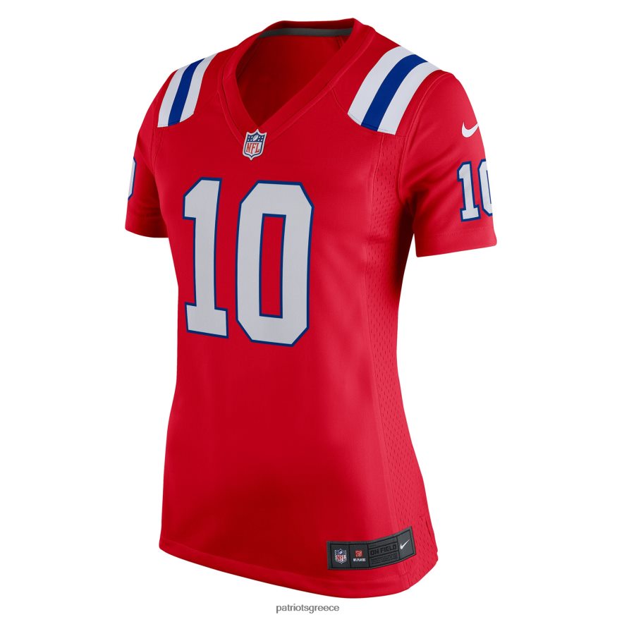 Patriots Jersey nike mac jones red παιχνίδι εναλλακτική φανέλα γυναίκες είδη ένδυσης VPDHTZ1158