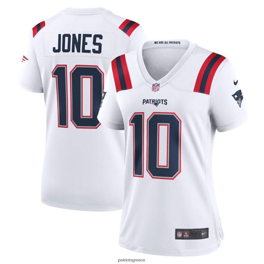 Patriots Jersey φανέλα παιχνιδιών nike mac jones white player γυναίκες είδη ένδυσης VPDHTZ1184