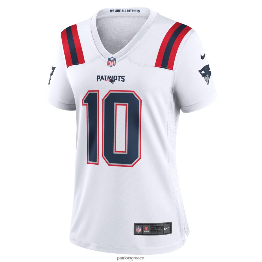 Patriots Jersey φανέλα παιχνιδιών nike mac jones white player γυναίκες είδη ένδυσης VPDHTZ1184