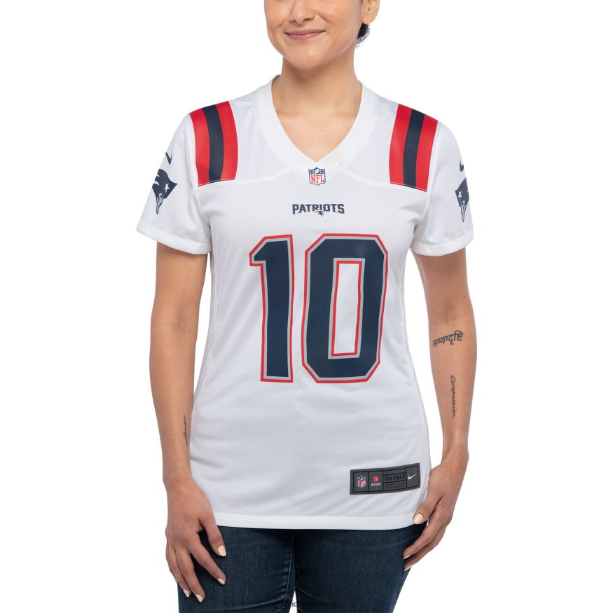Patriots Jersey φανέλα παιχνιδιών nike mac jones white player γυναίκες είδη ένδυσης VPDHTZ1184