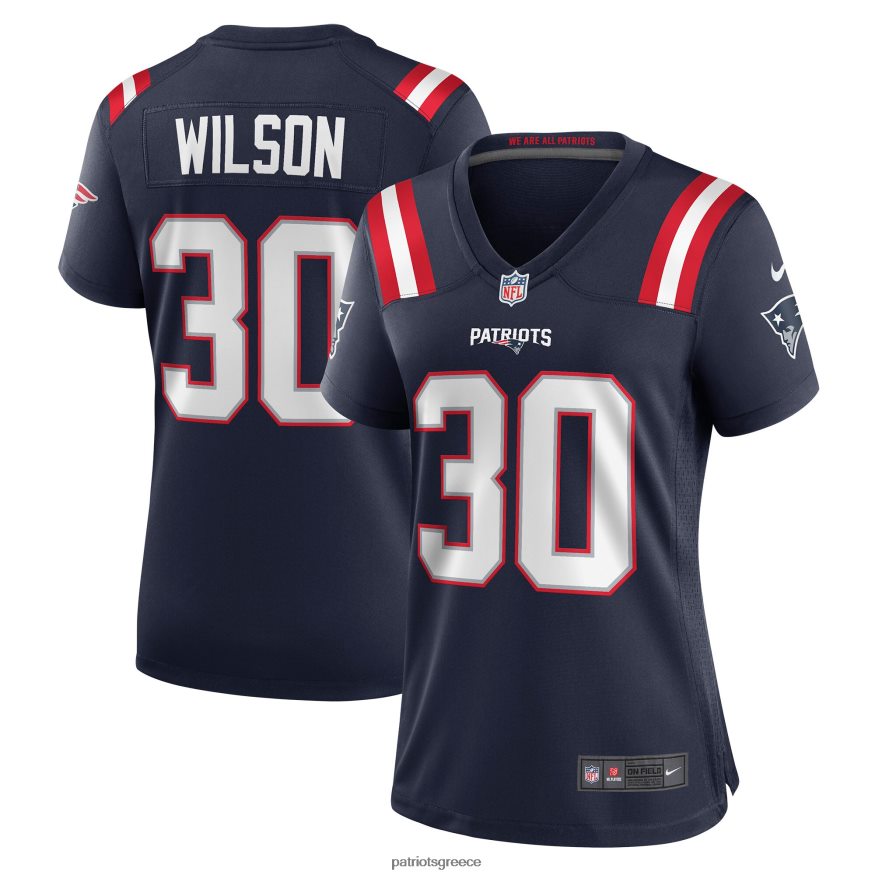 Patriots Jersey φανέλα παιχνιδιών nike mack Wilson navy γυναίκες είδη ένδυσης VPDHTZ1227