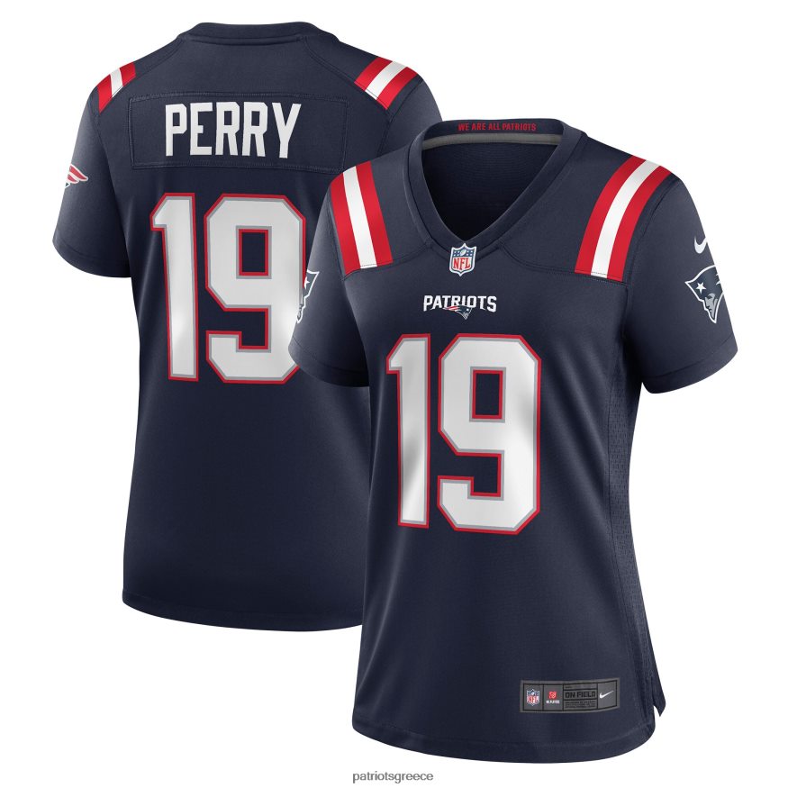 Patriots Jersey φανέλα παικτών nike malcolm perry navy game γυναίκες είδη ένδυσης VPDHTZ1159
