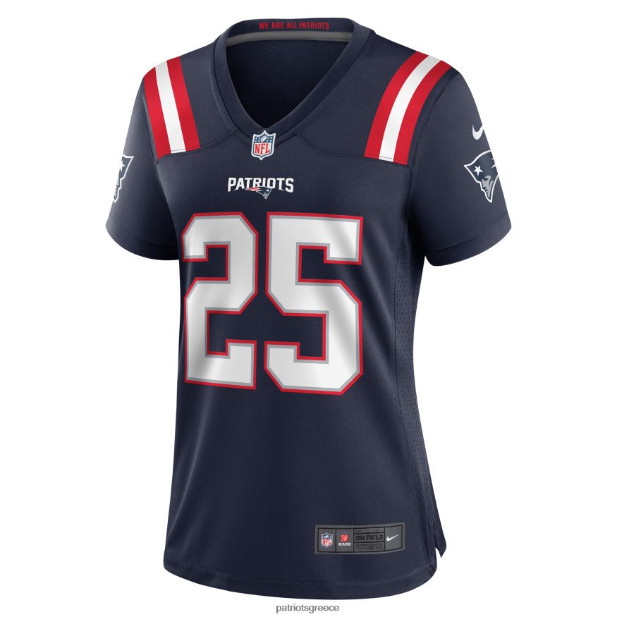 Patriots Jersey φανέλα παικτών nike marcus jones navy game γυναίκες είδη ένδυσης VPDHTZ1197