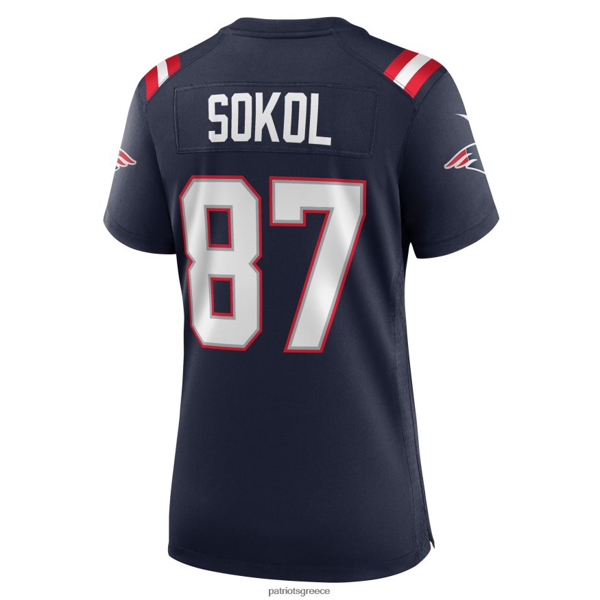Patriots Jersey φανέλα παικτών nike matt sokol navy game γυναίκες είδη ένδυσης VPDHTZ1241