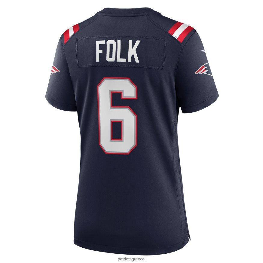 Patriots Jersey φανέλα παιχνιδιών nike nick folk navy γυναίκες είδη ένδυσης VPDHTZ1169
