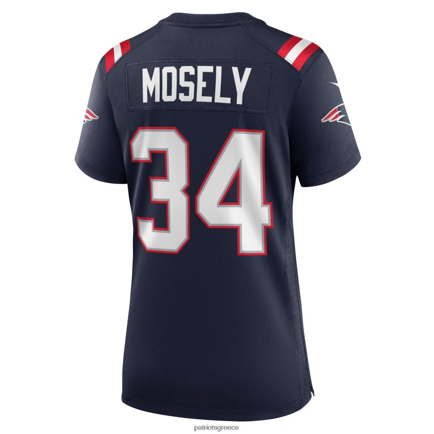 Patriots Jersey φανέλα παικτών nike quandre mosely navy παιχνιδιών στο σπίτι γυναίκες είδη ένδυσης VPDHTZ1132