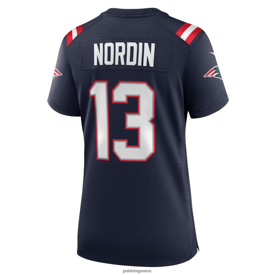 Patriots Jersey φανέλα παίκτη nike quinn nordin navy game γυναίκες είδη ένδυσης VPDHTZ1119