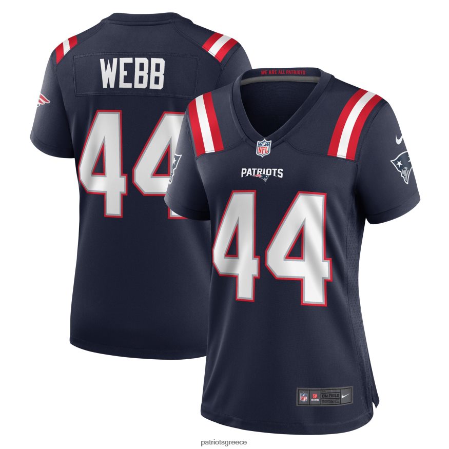 Patriots Jersey φανέλα παικτών nike raleigh webb navy παιχνιδιών γυναίκες είδη ένδυσης VPDHTZ1121