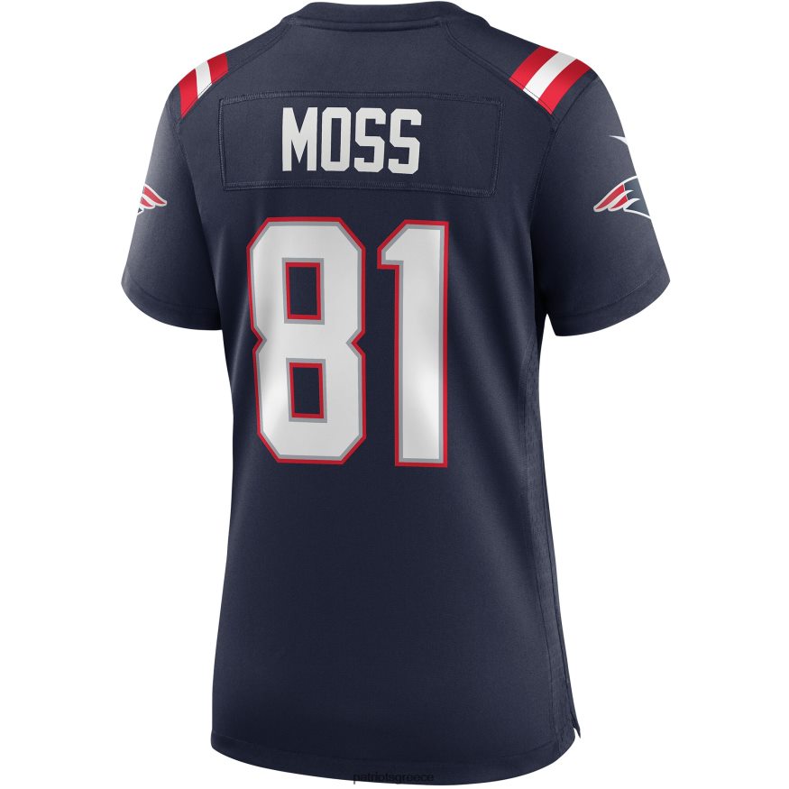 Patriots Jersey φανέλα συνταξιούχων παικτών nike randy moss navy game γυναίκες είδη ένδυσης VPDHTZ1135