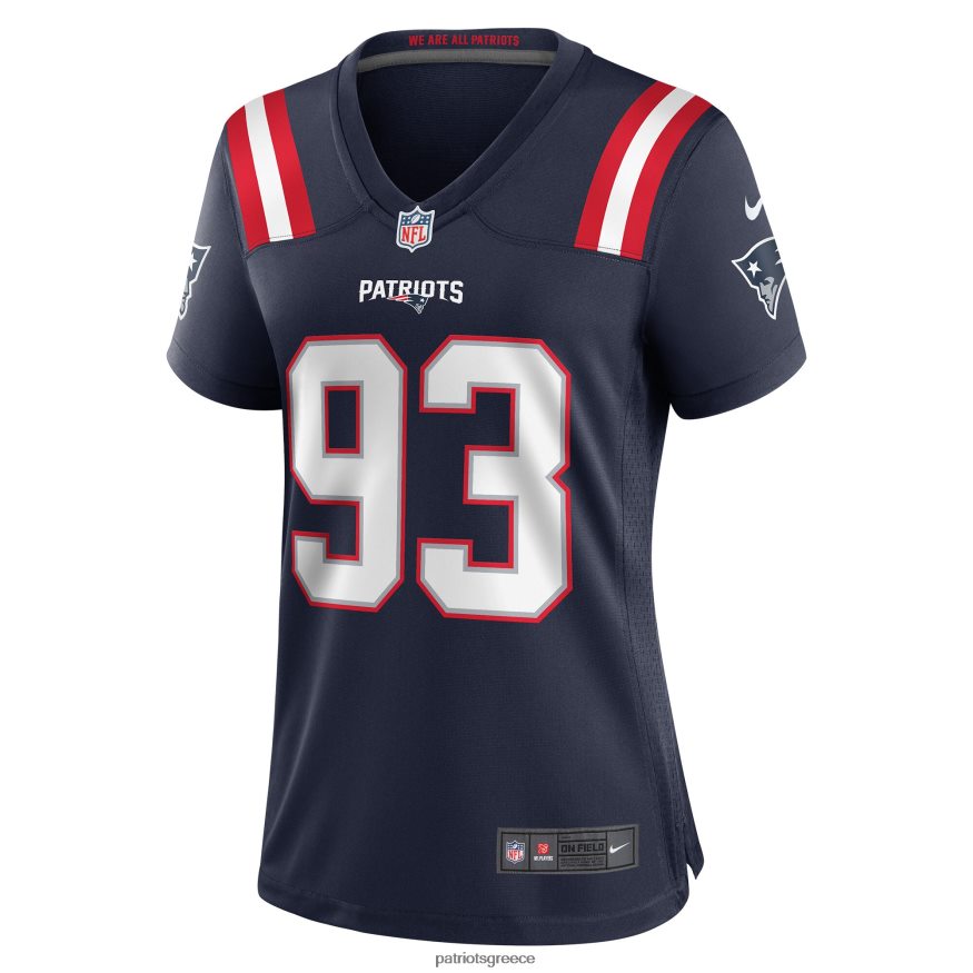 Patriots Jersey φανέλα παιχνιδιών nike richard Seymour Navy συνταξιούχων παικτών γυναίκες είδη ένδυσης VPDHTZ1226