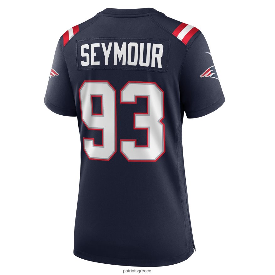 Patriots Jersey φανέλα παιχνιδιών nike richard Seymour Navy συνταξιούχων παικτών γυναίκες είδη ένδυσης VPDHTZ1226