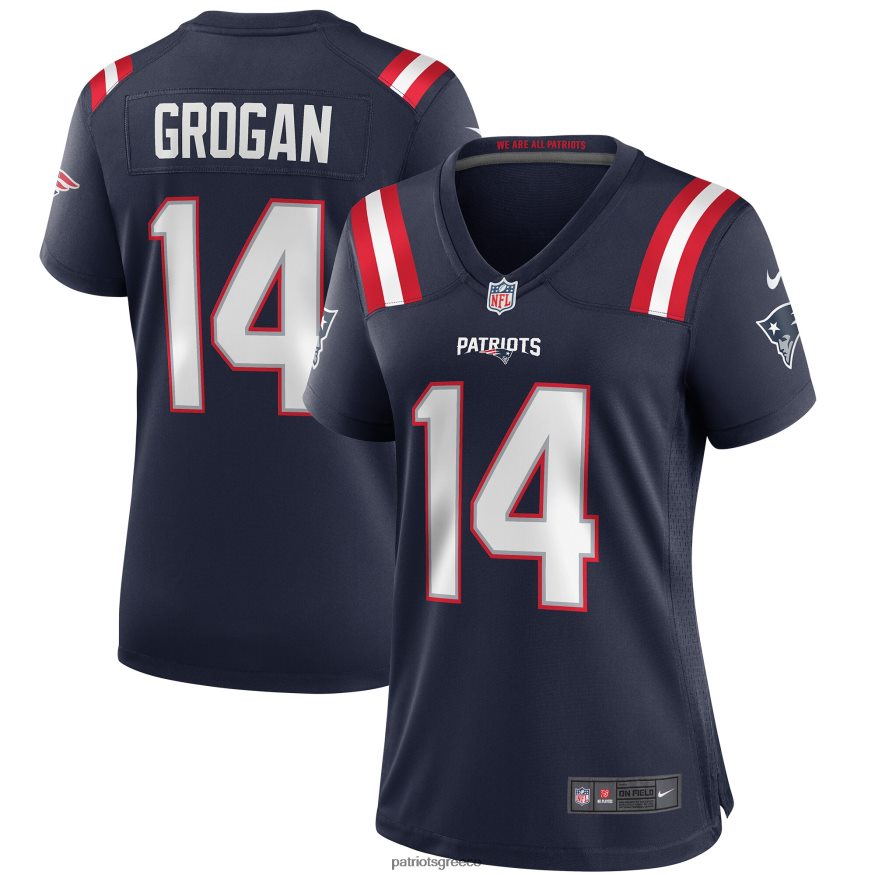 Patriots Jersey φανέλα συνταξιούχων παικτών nike steve grogan navy game γυναίκες είδη ένδυσης VPDHTZ1134