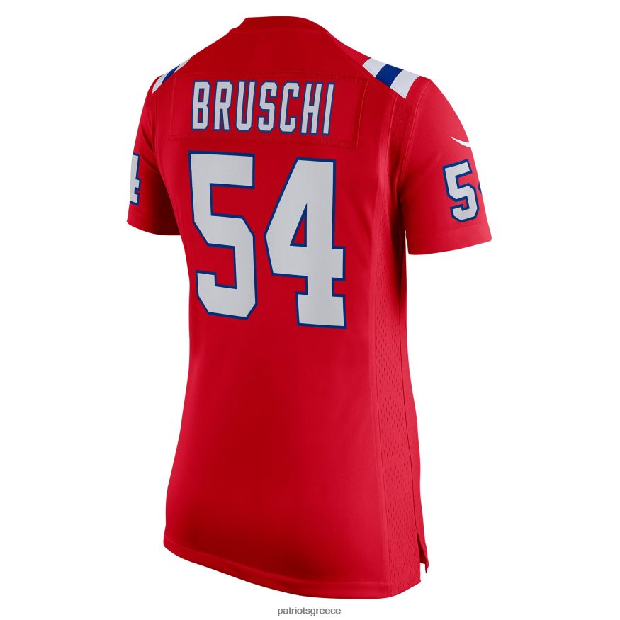 Patriots Jersey κόκκινη φανέλα παιχνιδιών nike tedy bruschi γυναίκες είδη ένδυσης VPDHTZ1162