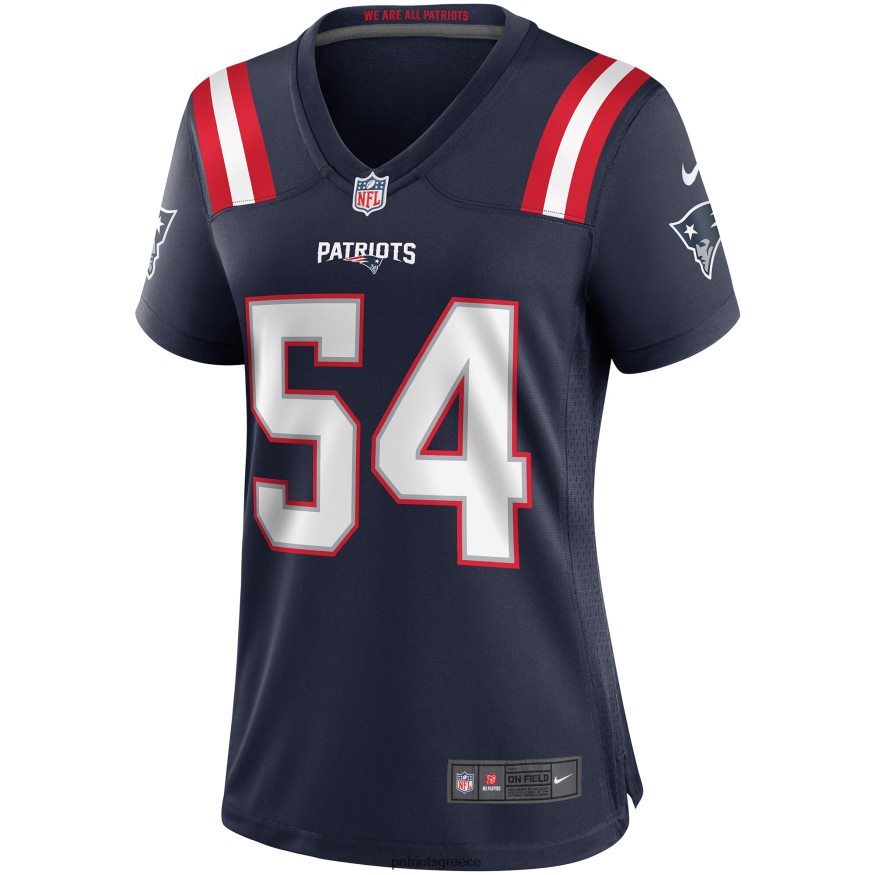 Patriots Jersey φανέλα συνταξιούχων παικτών nike tedy bruschi navy game γυναίκες είδη ένδυσης VPDHTZ1195
