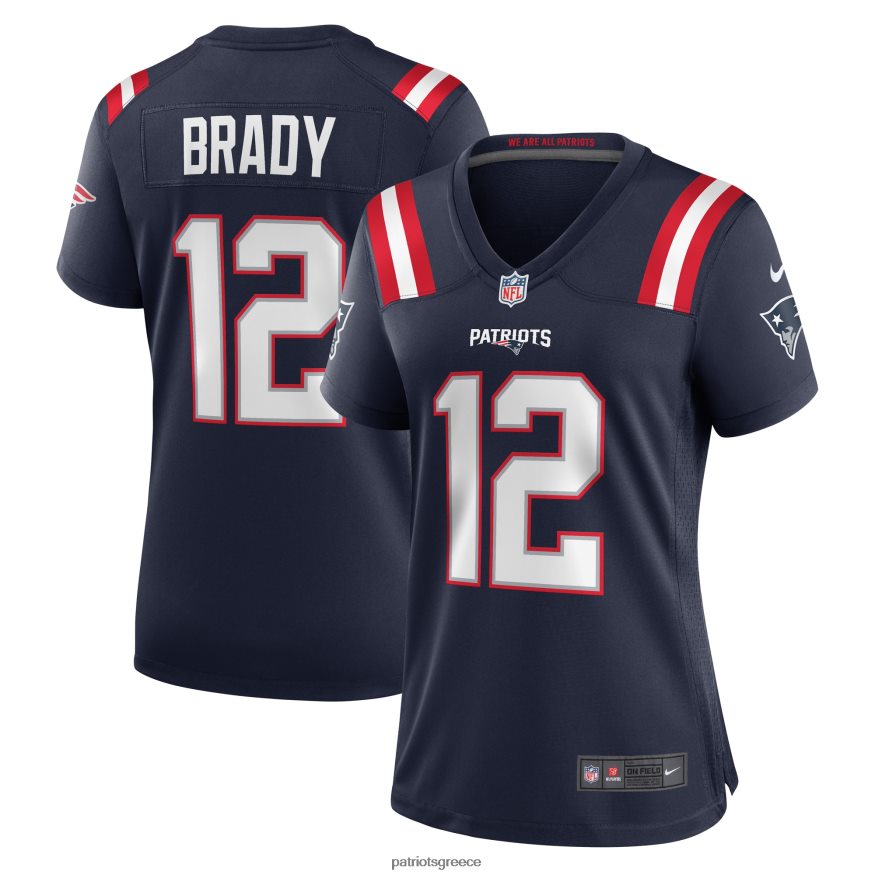 Patriots Jersey φανέλα παιχνιδιού nike tom brady navy γυναίκες είδη ένδυσης VPDHTZ1171