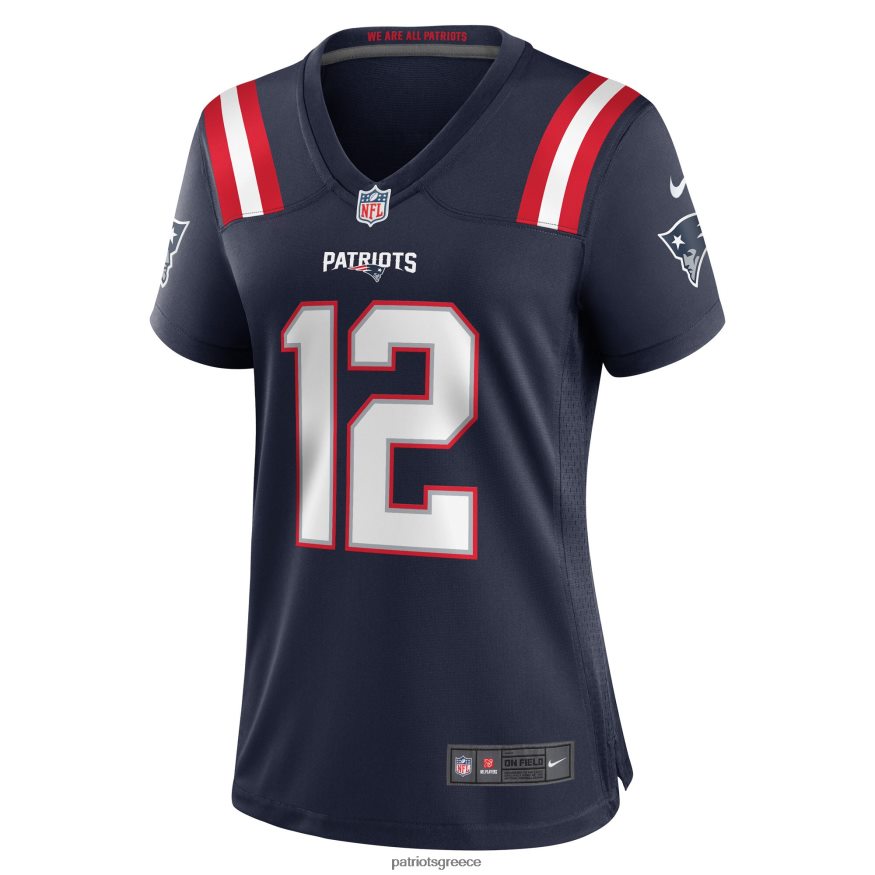 Patriots Jersey φανέλα παιχνιδιού nike tom brady navy γυναίκες είδη ένδυσης VPDHTZ1171
