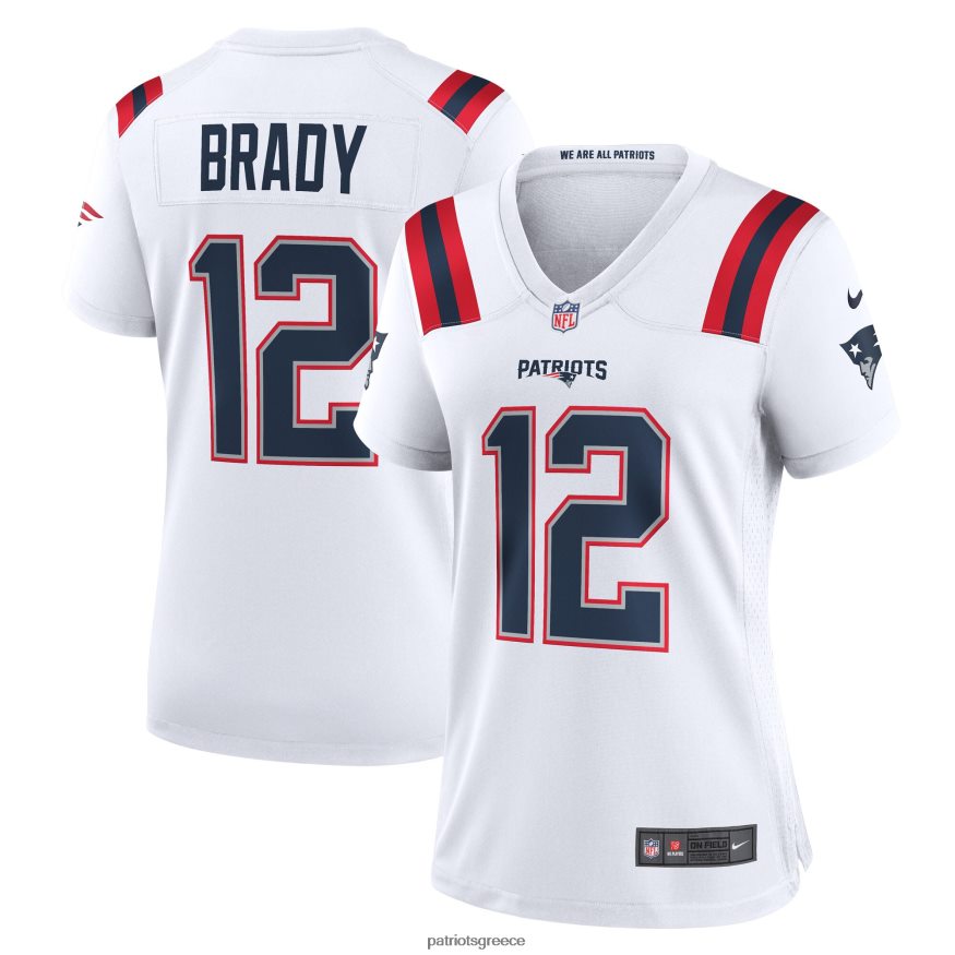 Patriots Jersey φανέλα παιχνιδιών nike tom brady white συνταξιούχος γυναίκες είδη ένδυσης VPDHTZ1173