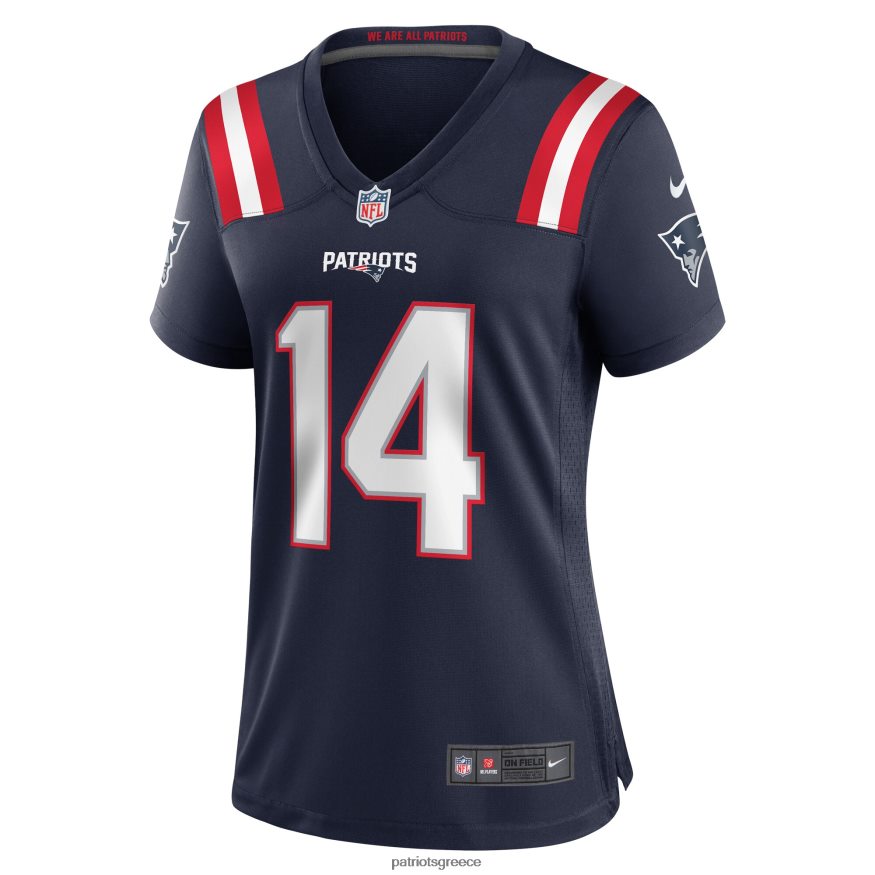 Patriots Jersey φανέλα παικτών nike tristan vizcaino navy παιχνιδιών γυναίκες είδη ένδυσης VPDHTZ1125