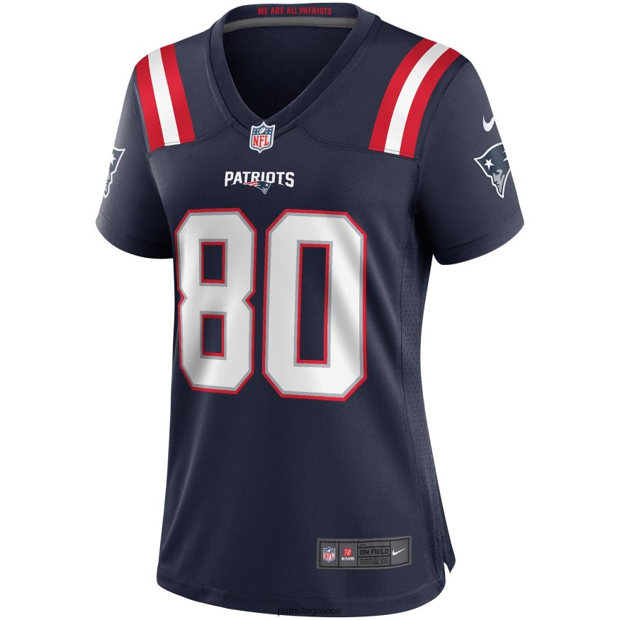 Patriots Jersey nike troy brown navy παιχνίδι φανέλα συνταξιούχων παικτών γυναίκες είδη ένδυσης VPDHTZ1137