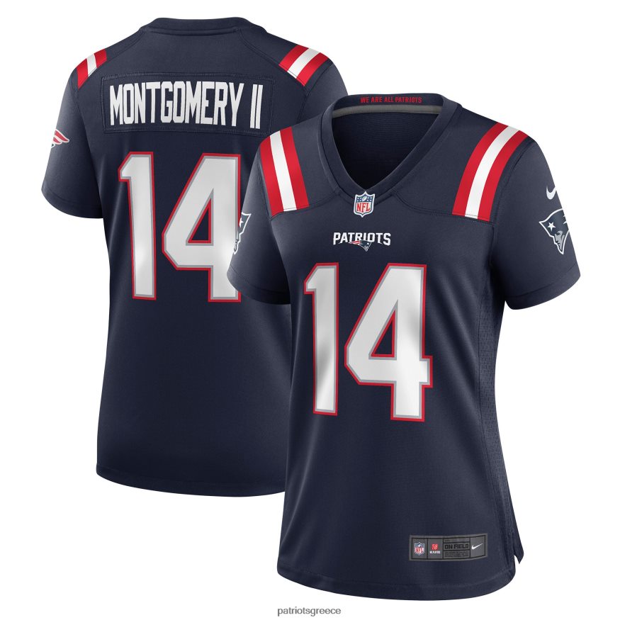 Patriots Jersey φανέλα παιχνιδιών nike ty montgomery navy γυναίκες είδη ένδυσης VPDHTZ1228