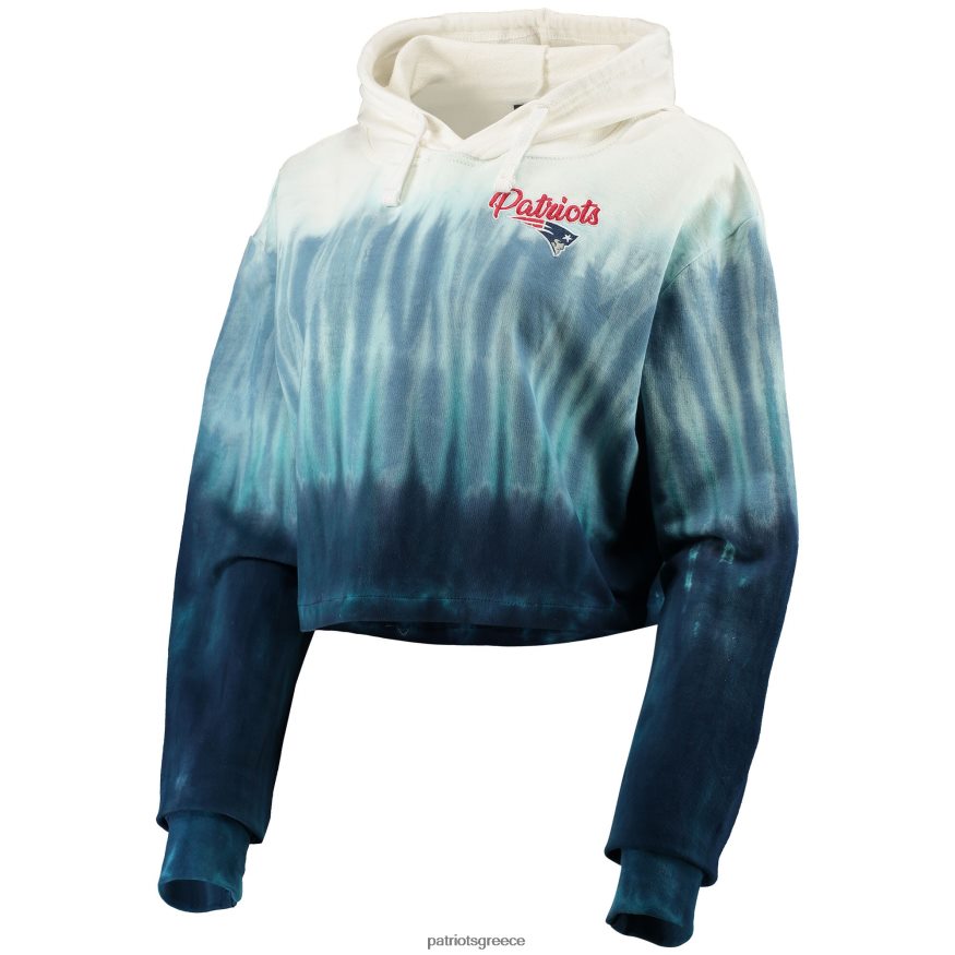 Patriots Jersey Σετ με κουκούλα και σορτς foco navy/white dip-dye crop πουλόβερ γυναίκες είδη ένδυσης VPDHTZ2358