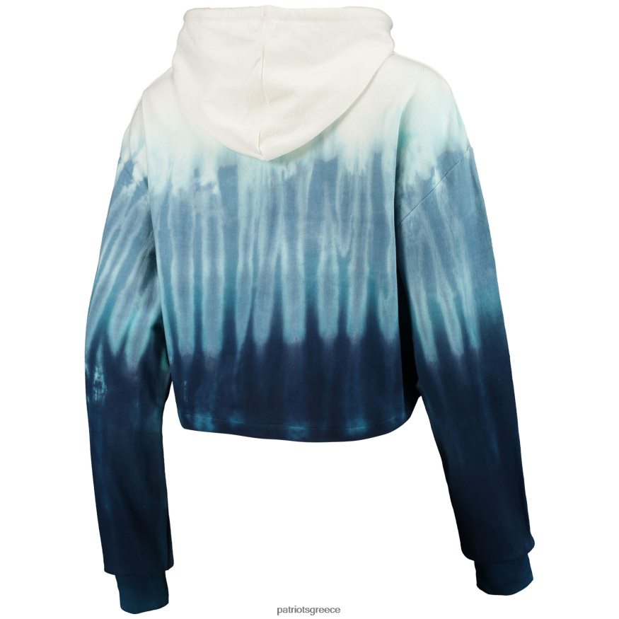 Patriots Jersey Σετ με κουκούλα και σορτς foco navy/white dip-dye crop πουλόβερ γυναίκες είδη ένδυσης VPDHTZ2358