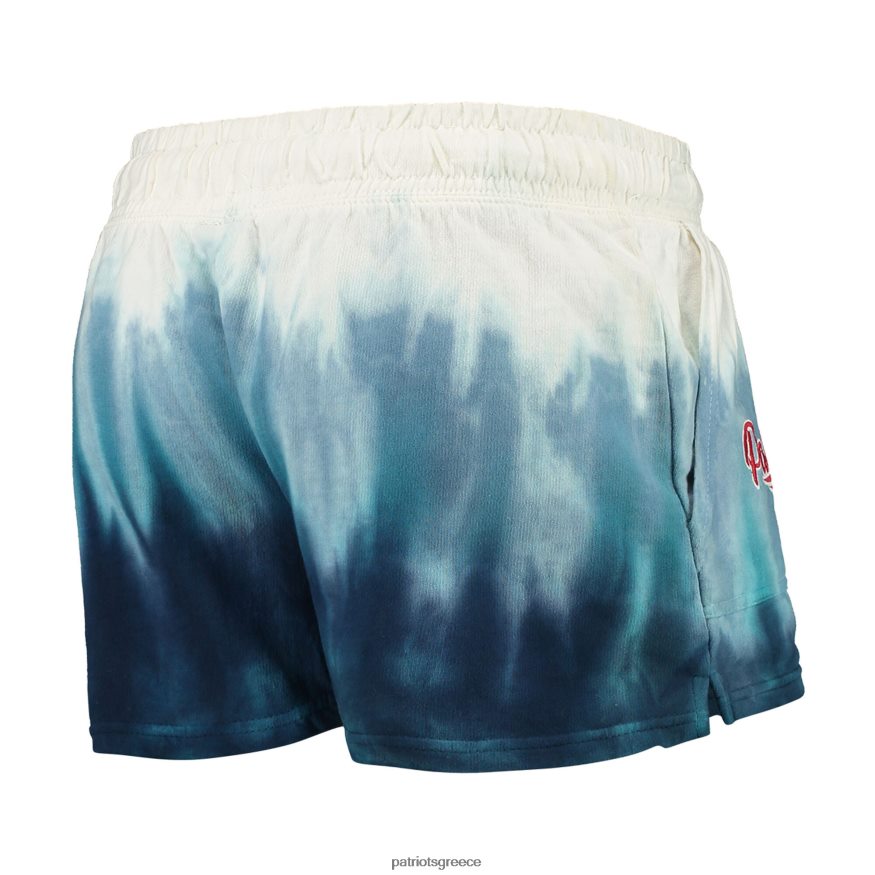 Patriots Jersey Σετ με κουκούλα και σορτς foco navy/white dip-dye crop πουλόβερ γυναίκες είδη ένδυσης VPDHTZ2358