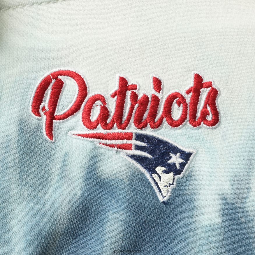 Patriots Jersey Σετ με κουκούλα και σορτς foco navy/white dip-dye crop πουλόβερ γυναίκες είδη ένδυσης VPDHTZ2358