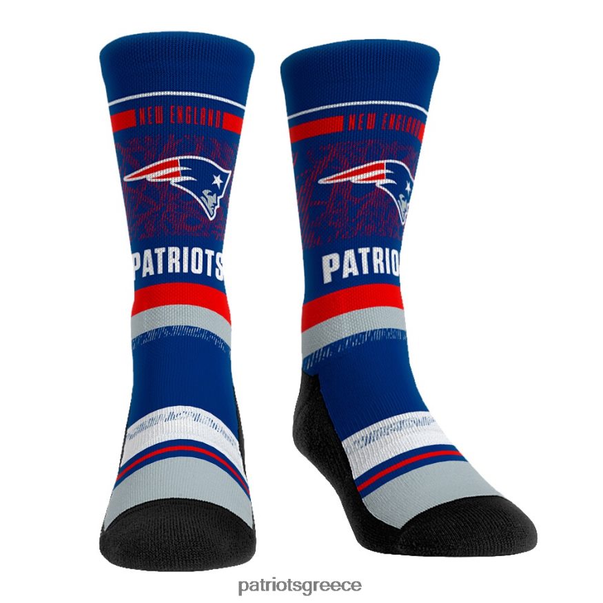 Patriots Jersey unisex rock em κάλτσες mac jones 3-pack crew κάλτσες άνδρες αξεσουάρ VPDHTZ81