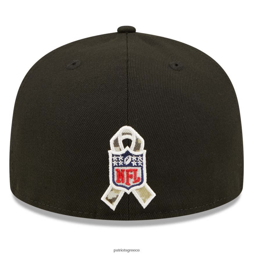 Patriots Jersey Νέα εποχή μαύρο 2022 χαιρετισμός στο σέρβις 5950 εφαρμοστό καπέλο άνδρες αξεσουάρ VPDHTZ168