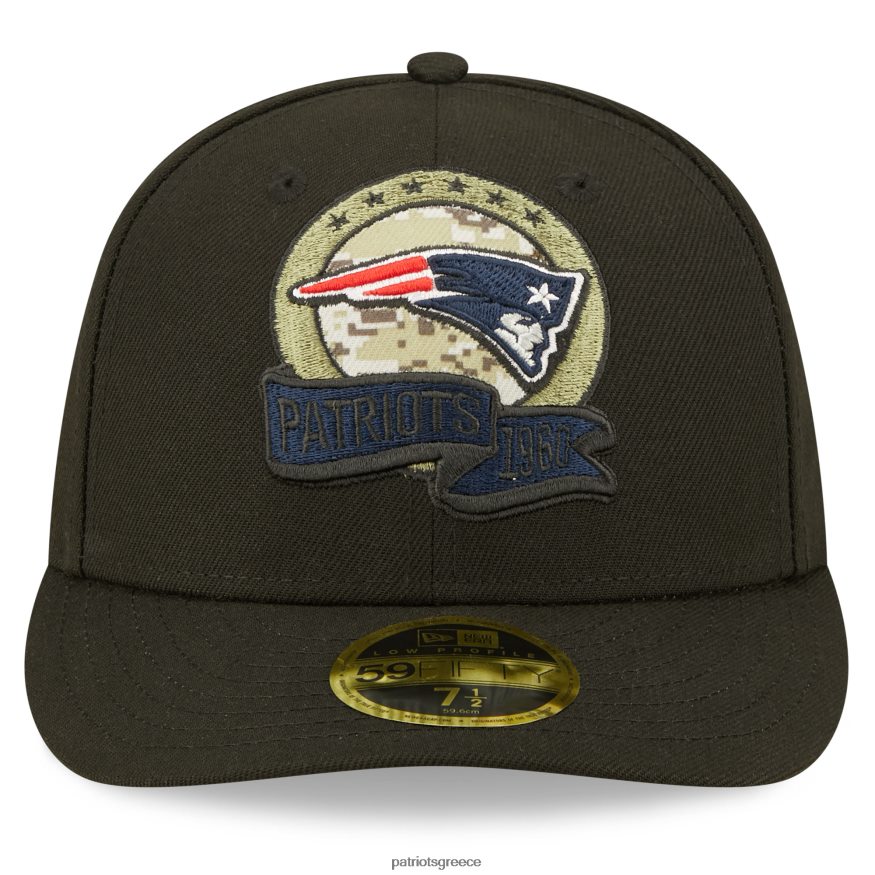Patriots Jersey Νέα εποχή μαύρο 2022 χαιρετισμός στην υπηρεσία χαμηλού προφίλ 5950 εφαρμοστό καπέλο άνδρες αξεσουάρ VPDHTZ366