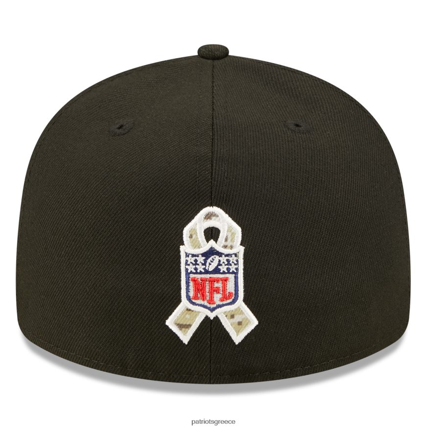 Patriots Jersey Νέα εποχή μαύρο 2022 χαιρετισμός στην υπηρεσία χαμηλού προφίλ 5950 εφαρμοστό καπέλο άνδρες αξεσουάρ VPDHTZ366