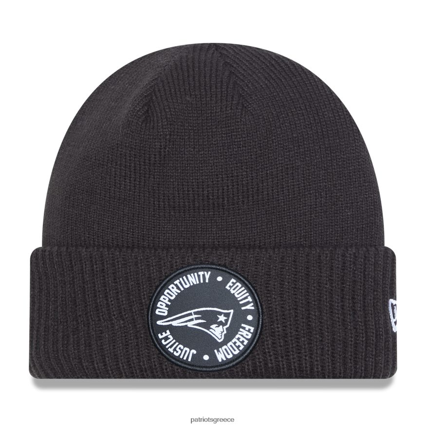 Patriots Jersey μαύρο πλεκτό καπέλο νέας εποχής για αλλαγή 2022 άνδρες αξεσουάρ VPDHTZ411