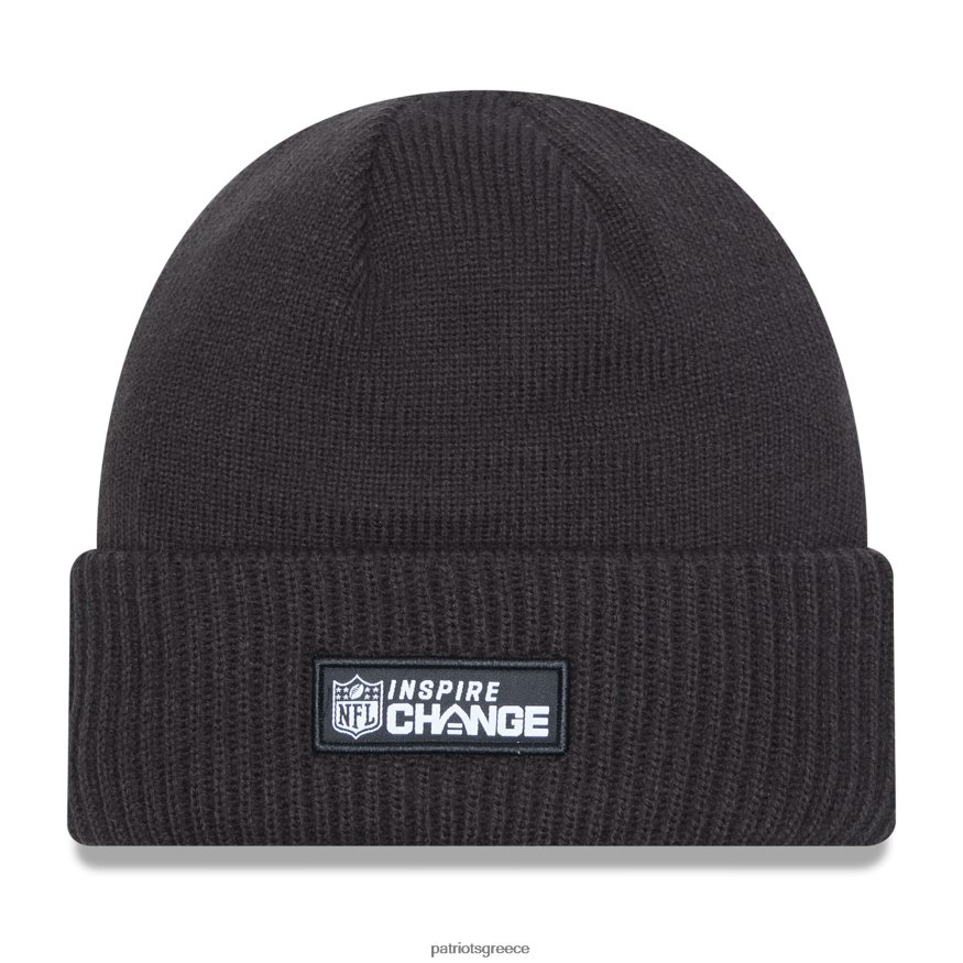 Patriots Jersey μαύρο πλεκτό καπέλο νέας εποχής για αλλαγή 2022 άνδρες αξεσουάρ VPDHTZ411