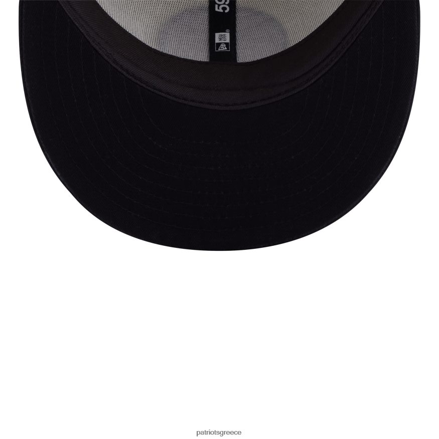 Patriots Jersey νέας εποχής κρέμα/μαύρο 2022 inspire change 59fifty εφαρμοστό καπέλο χαμηλού προφίλ άνδρες αξεσουάρ VPDHTZ298