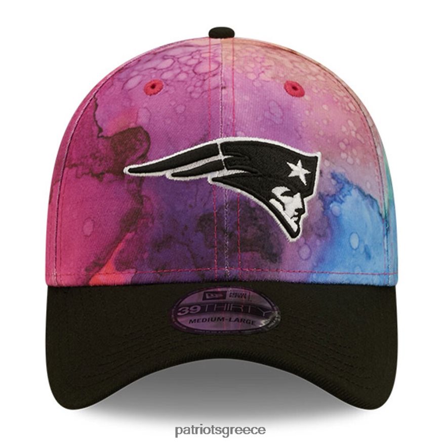 Patriots Jersey νέα εποχή ροζ/μαύρο 2022 nfl κρίσιμο πιάσιμο 39 thirty flex hat άνδρες αξεσουάρ VPDHTZ334