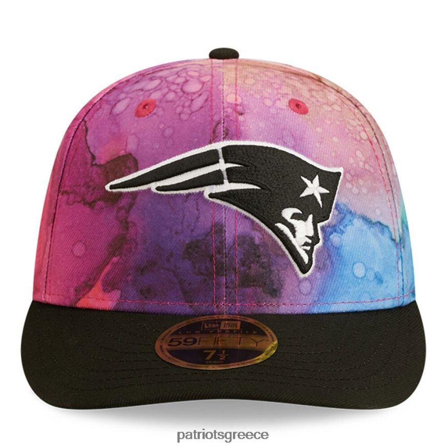 Patriots Jersey νέα εποχή ροζ/μαύρο 2022 nfl κρίσιμο πιάτο χαμηλού προφίλ 59 πενήντα εφαρμοστό καπέλο άνδρες αξεσουάρ VPDHTZ383