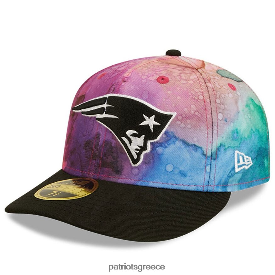 Patriots Jersey νέα εποχή ροζ/μαύρο 2022 nfl κρίσιμο πιάτο χαμηλού προφίλ 59 πενήντα εφαρμοστό καπέλο άνδρες αξεσουάρ VPDHTZ383