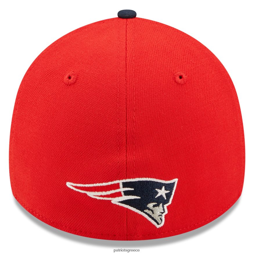 Patriots Jersey νέα εποχή κόκκινο/ναυτικό 2022 sideline 39thirty flex καπέλο άνδρες αξεσουάρ VPDHTZ392