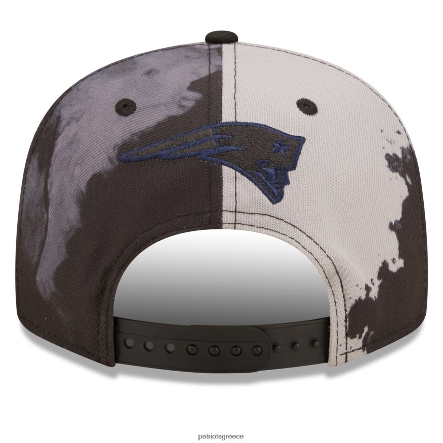 Patriots Jersey νέας εποχής μαύρο μελάνι βαφής 2022 sideline 9fifty snapback καπέλο άνδρες αξεσουάρ VPDHTZ357