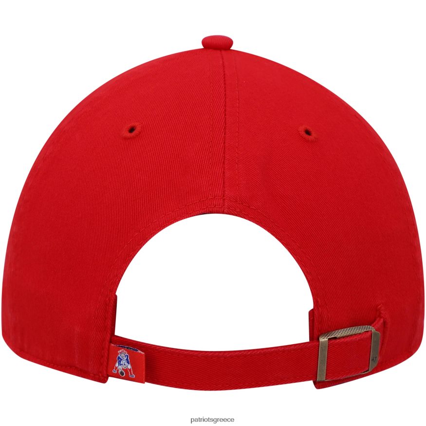 Patriots Jersey 47 κόκκινο ρυθμιζόμενο καπέλο καθαρισμού παλαιού τύπου άνδρες αξεσουάρ VPDHTZ192