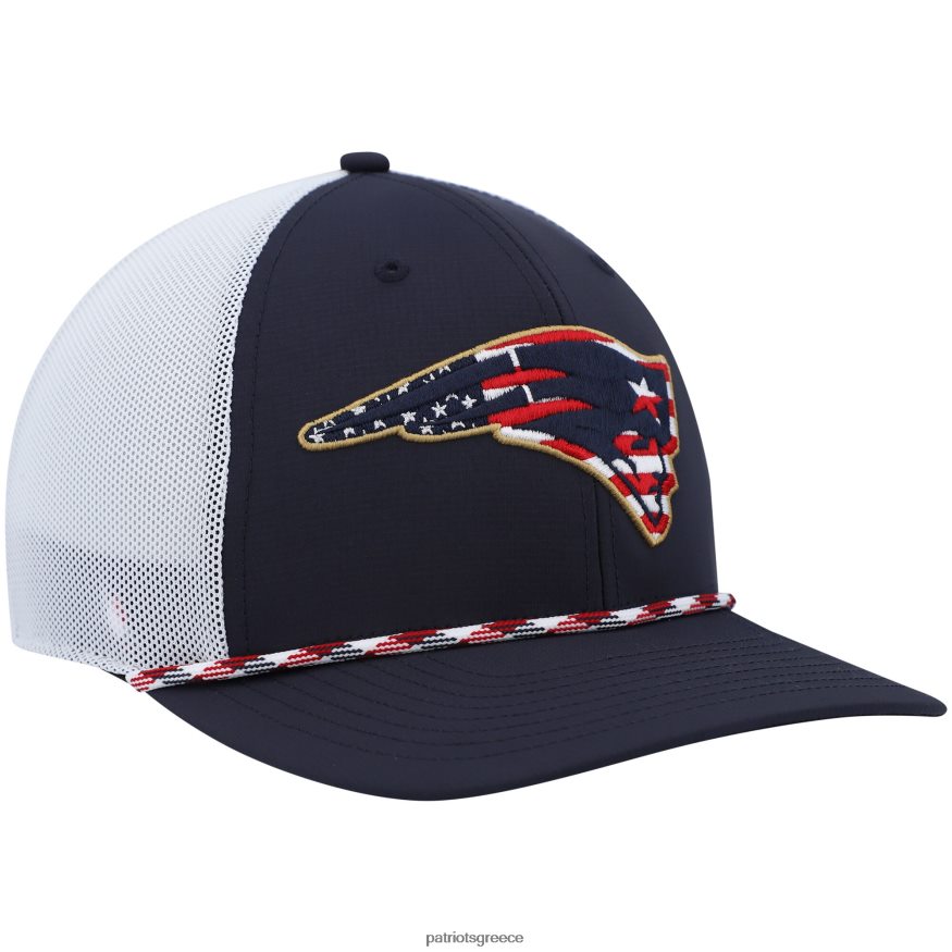 Patriots Jersey Ρυθμιζόμενο καπέλο φορτηγατζή 47 ναυτικό/λευκή σημαία άνδρες αξεσουάρ VPDHTZ268