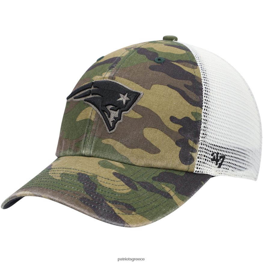 Patriots Jersey 47 camo Branson καθαρισμός καπέλο φορτηγατζή άνδρες αξεσουάρ VPDHTZ300