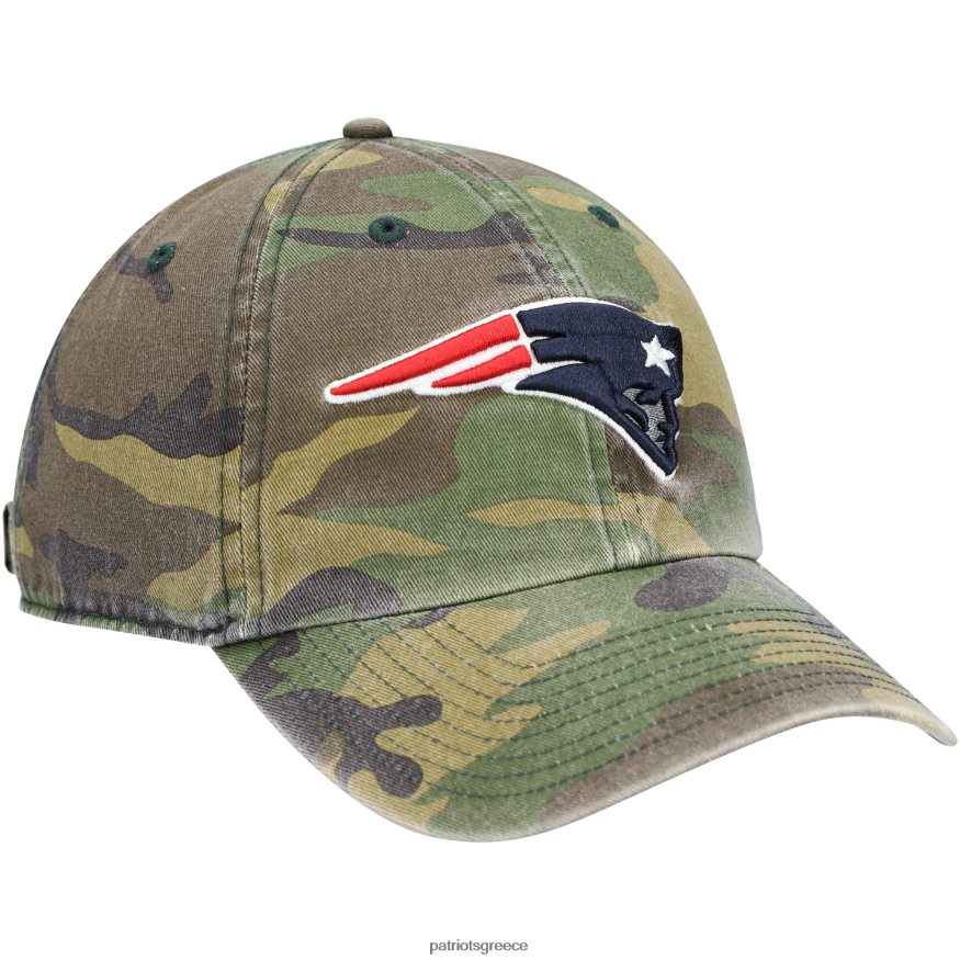 Patriots Jersey 47 camo woodland clean up ρυθμιζόμενο καπέλο άνδρες αξεσουάρ VPDHTZ376