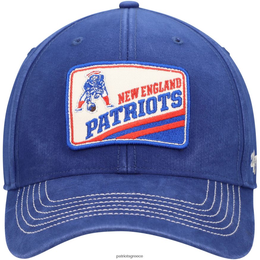 Patriots Jersey 47 royal upland mvp ιστορικό λογότυπο ρυθμιζόμενο καπέλο άνδρες αξεσουάρ VPDHTZ393