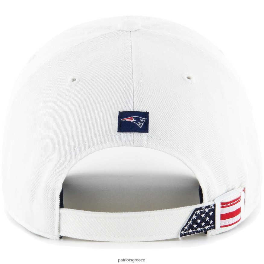 Patriots Jersey 47 white homeland clean up ρυθμιζόμενο καπέλο άνδρες αξεσουάρ VPDHTZ116